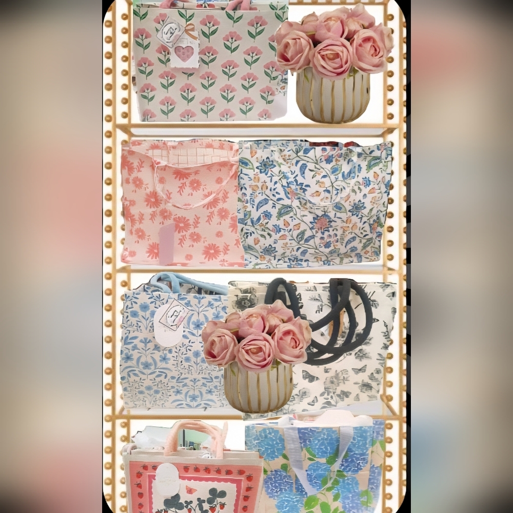 New Floral Canvas Tote Bags! - Stylish Summer Tote Bag Collection